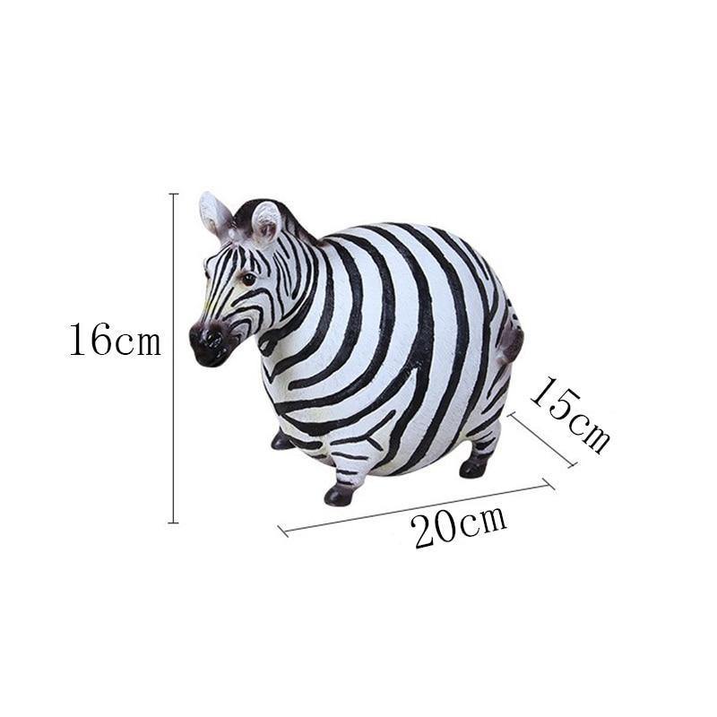 Chubby Zebra Figurine - Nordic Side - zebra