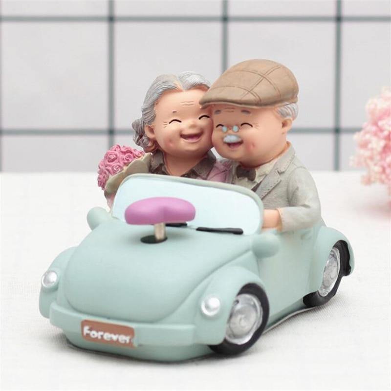 Grandparents Couple Figurines - Nordic Side - couple, figurines, grandparents