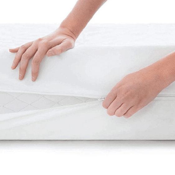 Zippered Waterproof Mattress Protector - Nordic Side - architecture, arcitecture, art, artist, contemporaryart, decor, decoration, design, designer, designinspiration, edison, grey, home, hom