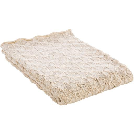 Scallop Crochet Throw - Nordic Side - 