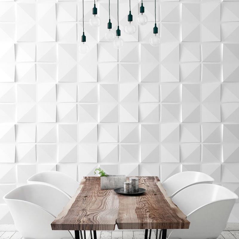 Square: Nordvian 3D Wall Panel Form - 12-unit Box - Nordic Side - Wall, Walls