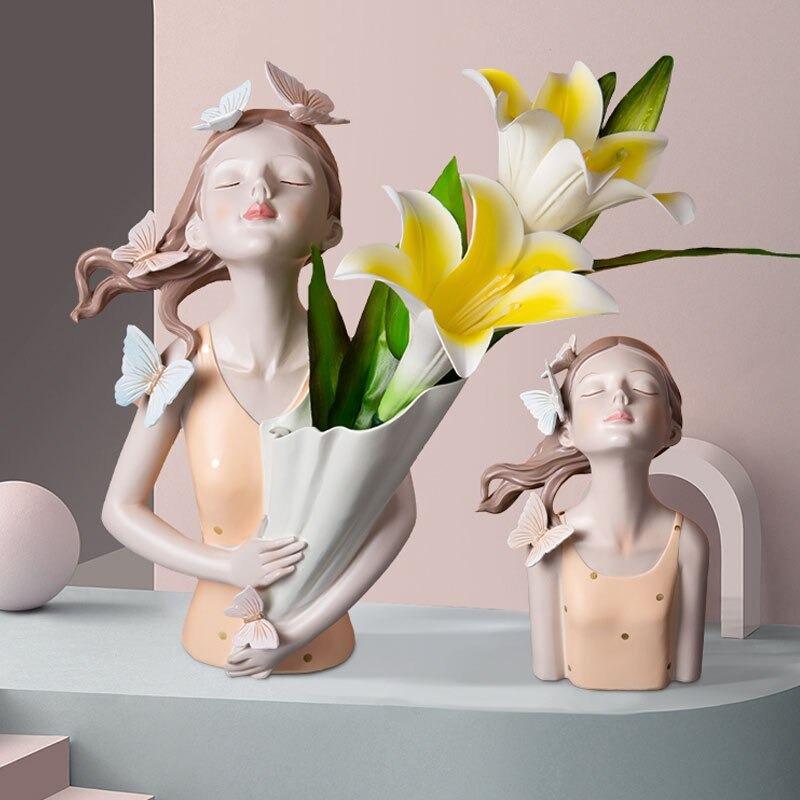 Butterfly Girl Vase Collection