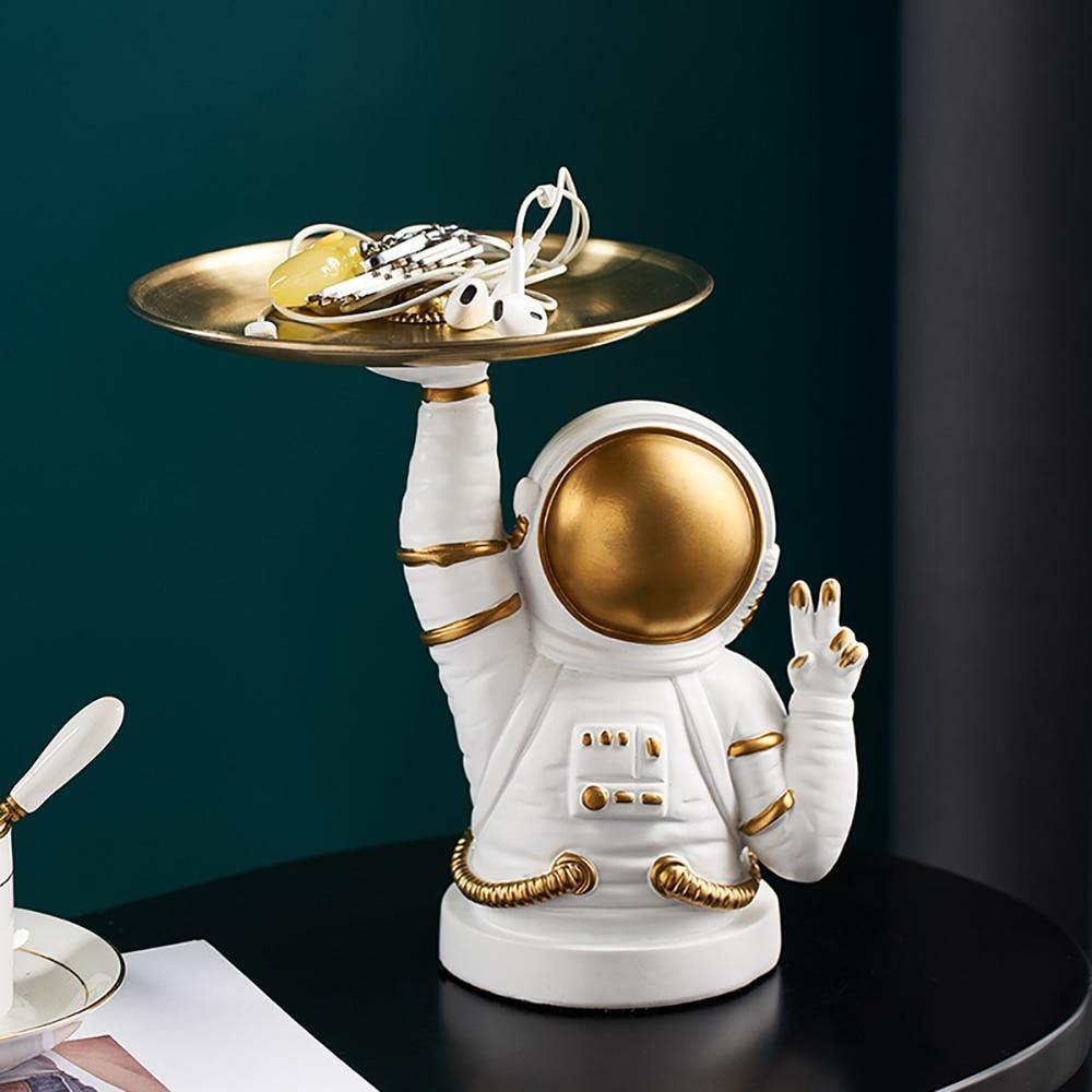 Astronaut Holder Figurine - Nordic Side - astronaut, figurine, holder