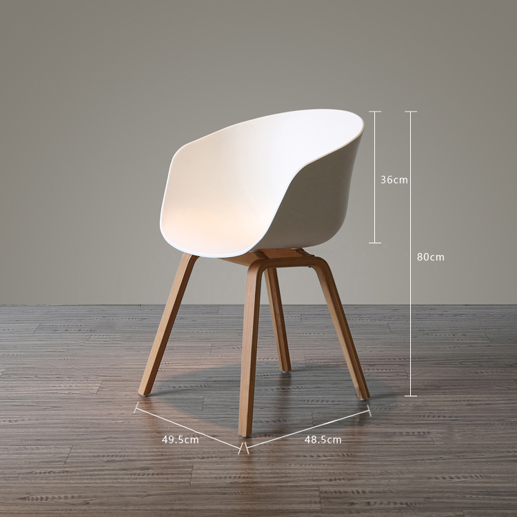 Gray Narvik HAY Chair - Nordic Side - 