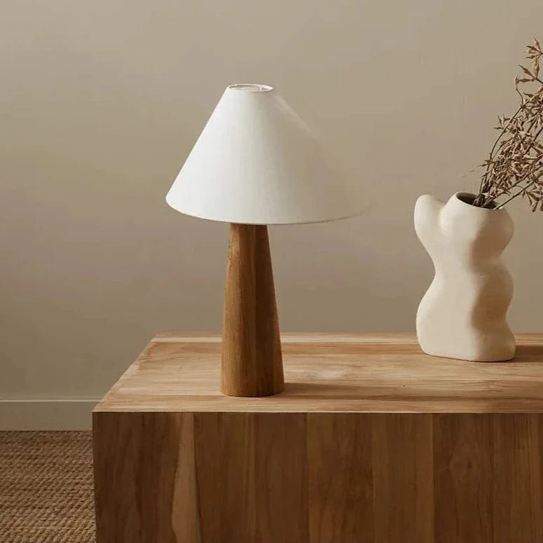 Mushi Wood Table Lamp