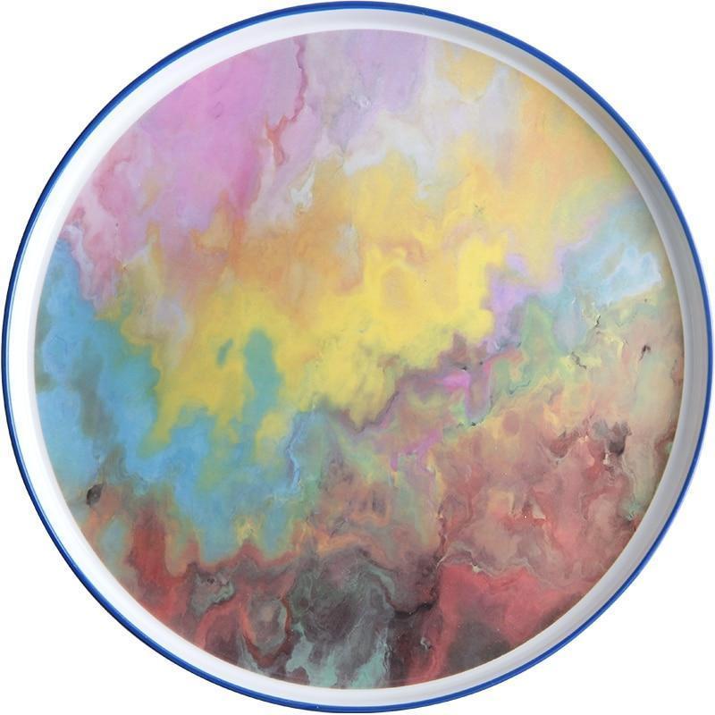 Watercolor Canvas Plate - Nordic Side - 