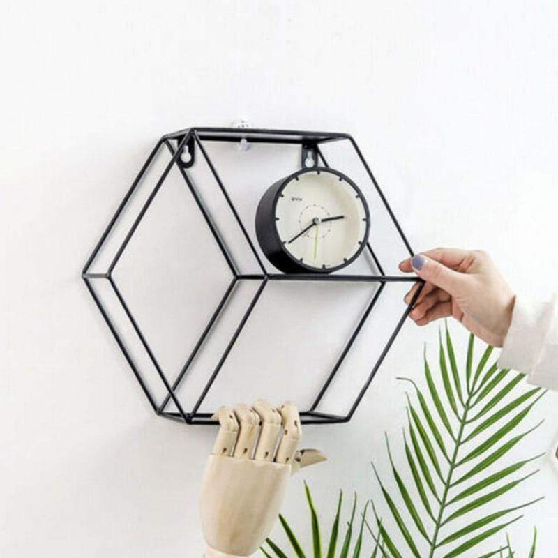 Stylish Floating Shelves - Nordic Side - floating, hexagon, shelf, shelves, stylish