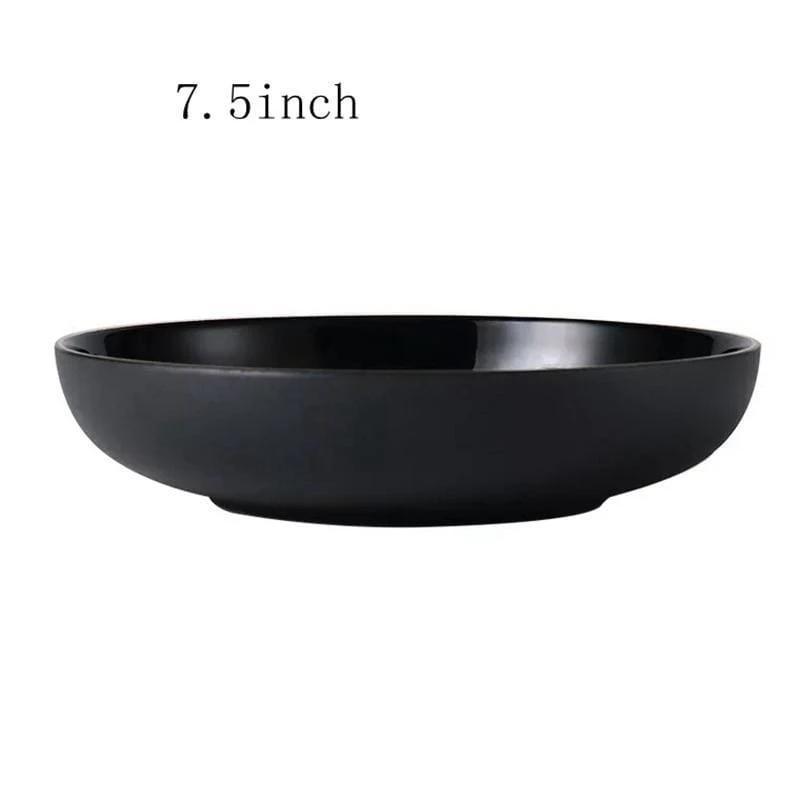 Rigorous Black Dining Set - Nordic Side - bis-hidden, bowls, Dining, plates