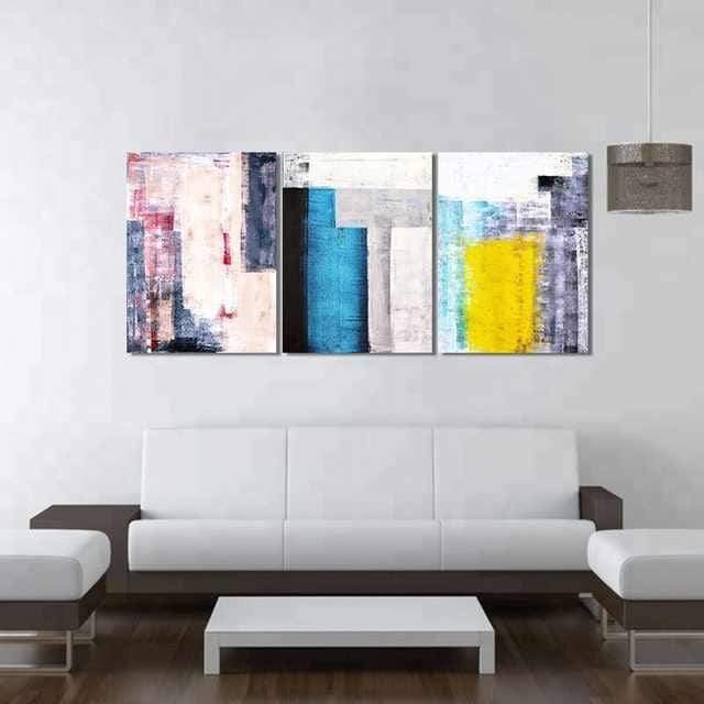 Colorful Bliss Stretched Canvas - Nordic Side - 3 piece, Acrylic Image, canvas art, Canvas Image, spo-enabled