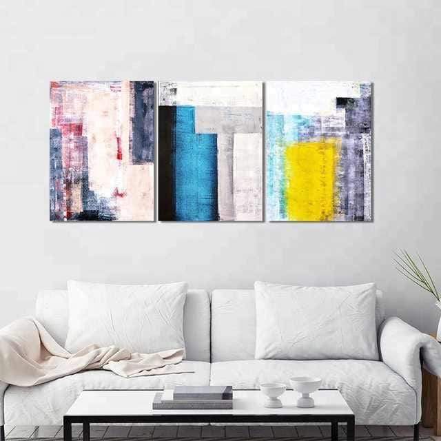 Colorful Bliss Stretched Canvas - Nordic Side - 3 piece, Acrylic Image, canvas art, Canvas Image, spo-enabled