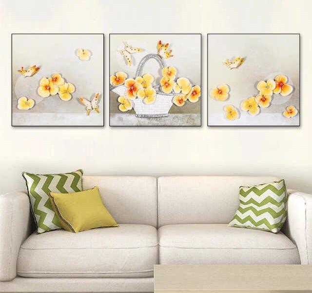 Daisy Duke Stretched Canvas - Nordic Side - 3 piece, canvas art, Canvas Image, spo-enabled