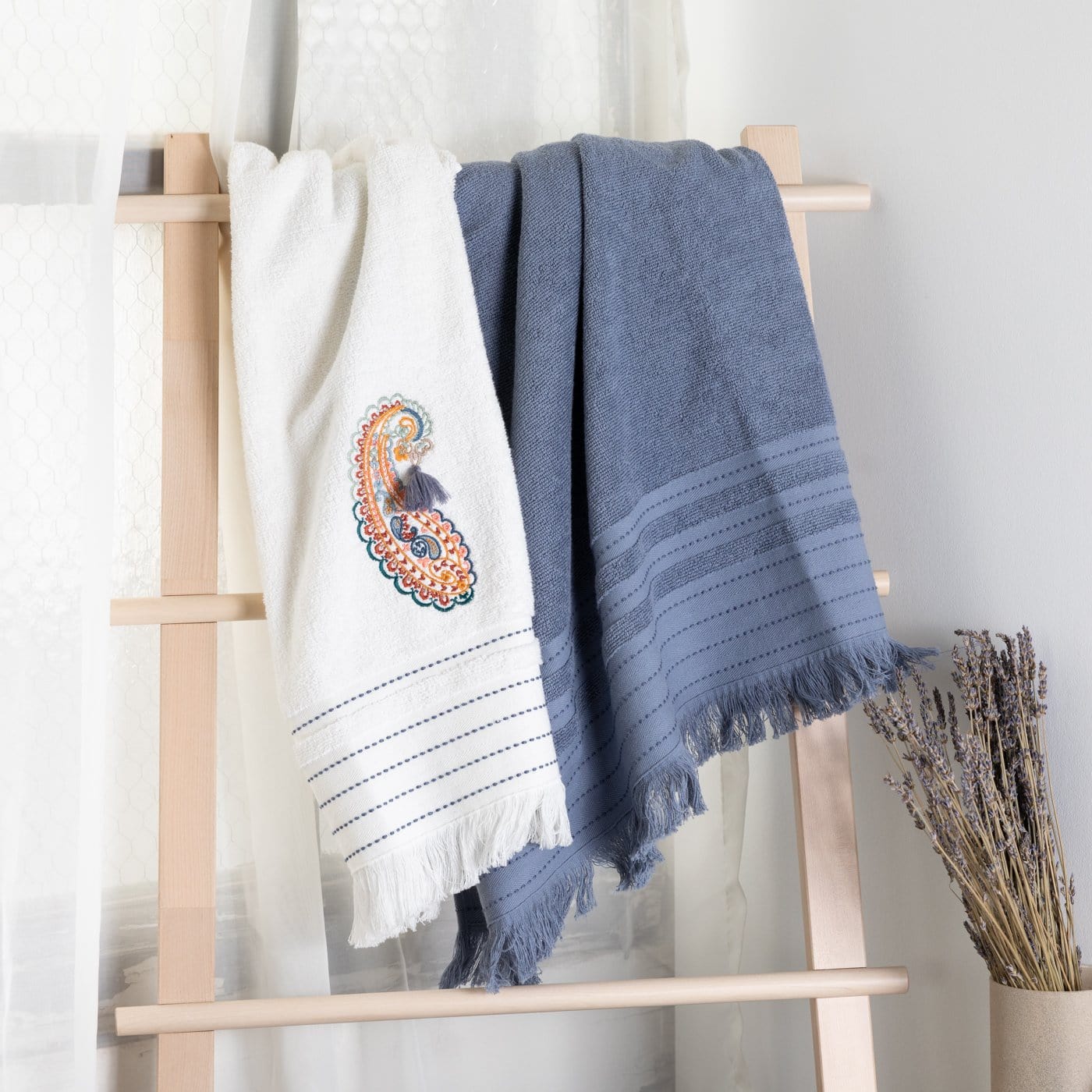 Cobalt Turkish Hammam Towel