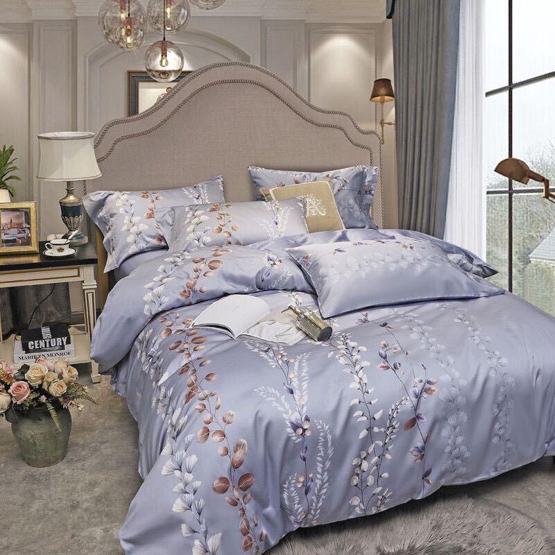 Dainty Leaf Duvet Cover Set - Nordic Side - bed, bedding, spo-disabled