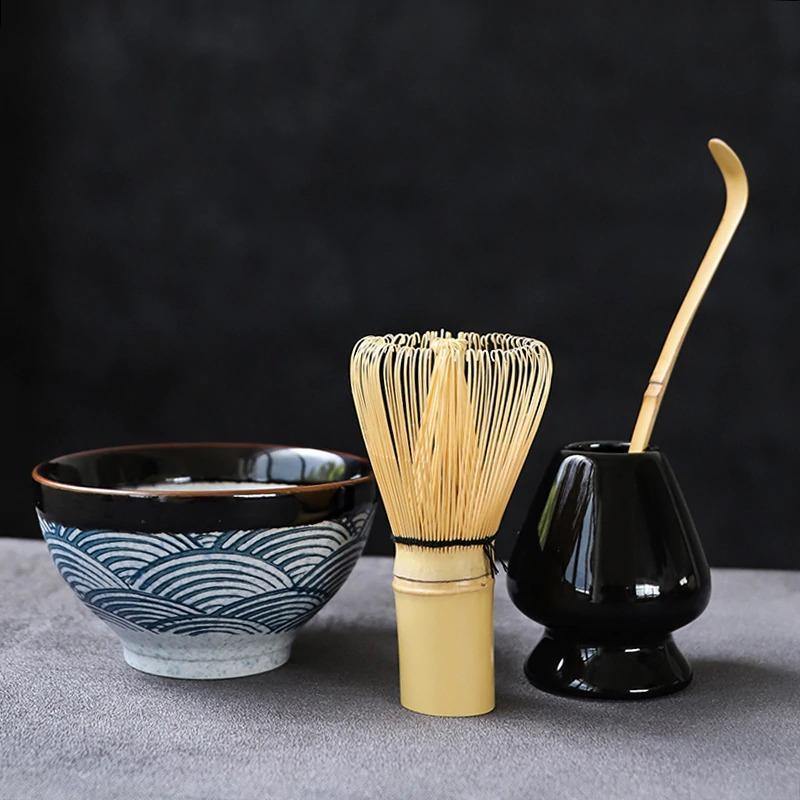 Klastiva™ Japanese Ceramic Matcha Tea Set - Nordic Side - 