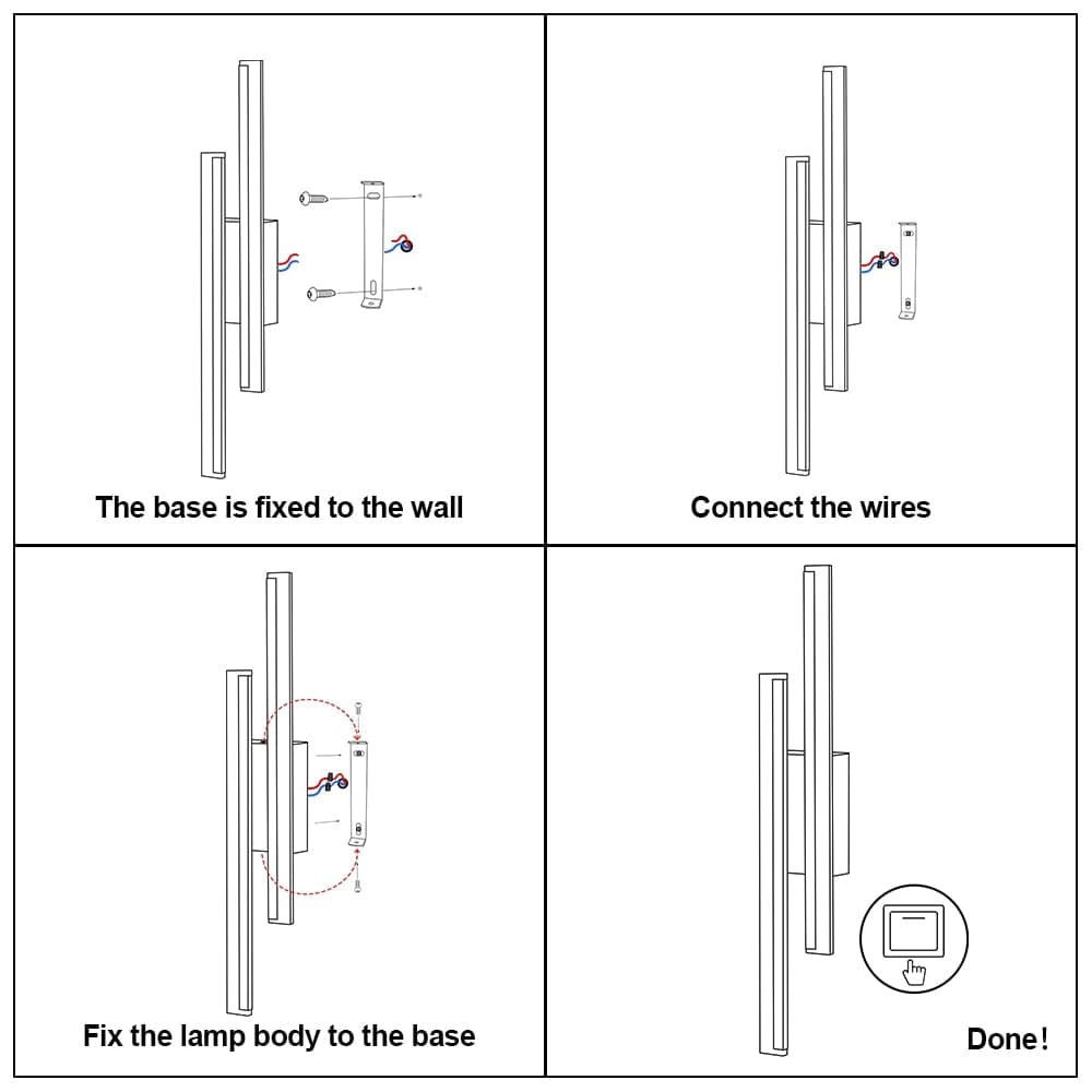 String Bar Wall Light