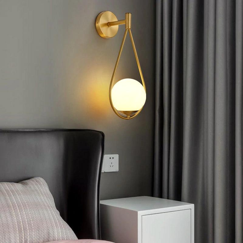 Aberdeen Frosted Glass Wall Sconce