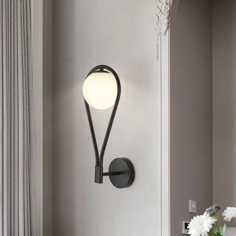 Aberdeen Frosted Glass Wall Sconce