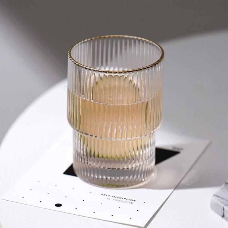 Premium Gold-Plated Italian Highball Glass