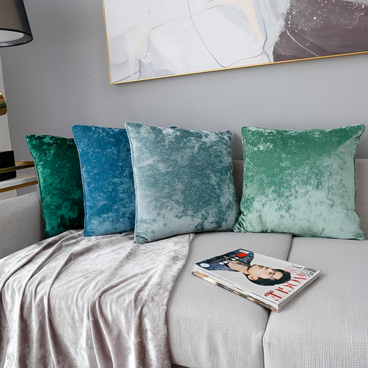 Ocean Luxe Velvet Pillow Cover | Pillows | NordicAbode.com