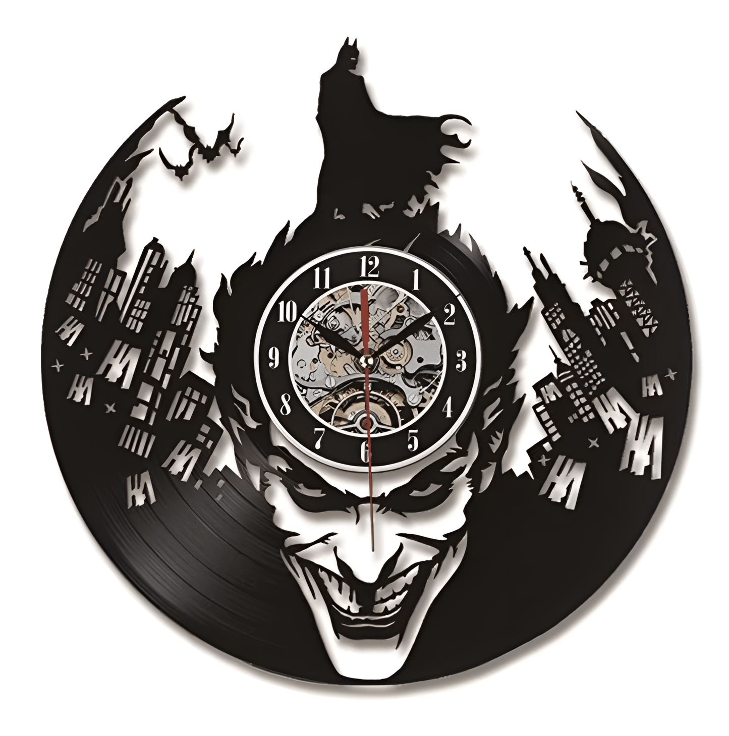 Batman Vinyl Record Clock | Wall Clocks | NordicAbode.com