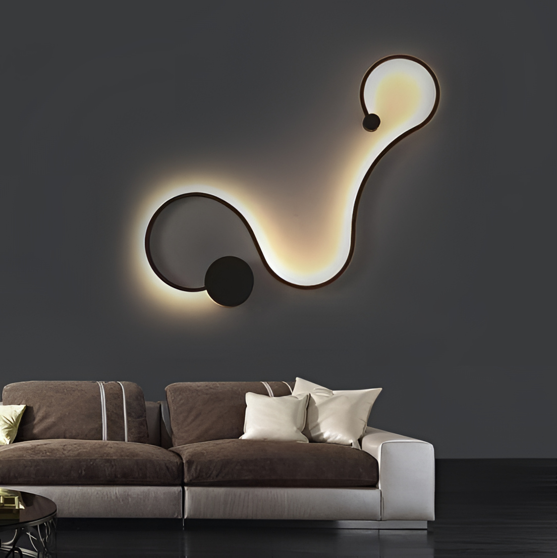 Locta Elegant Curving LED Light | Lighting | NordicAbode.com