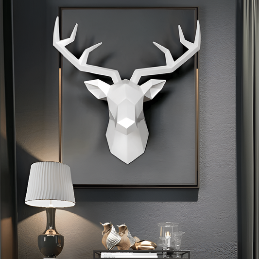 Deer Abstract Deer Wall Sculpture | Wall Art | NordicAbode.com