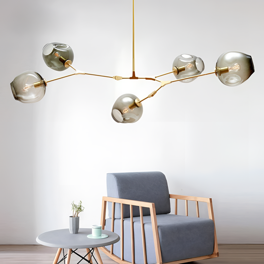 Golden Elegant Branch Chandelier | Lighting | NordicAbode.com