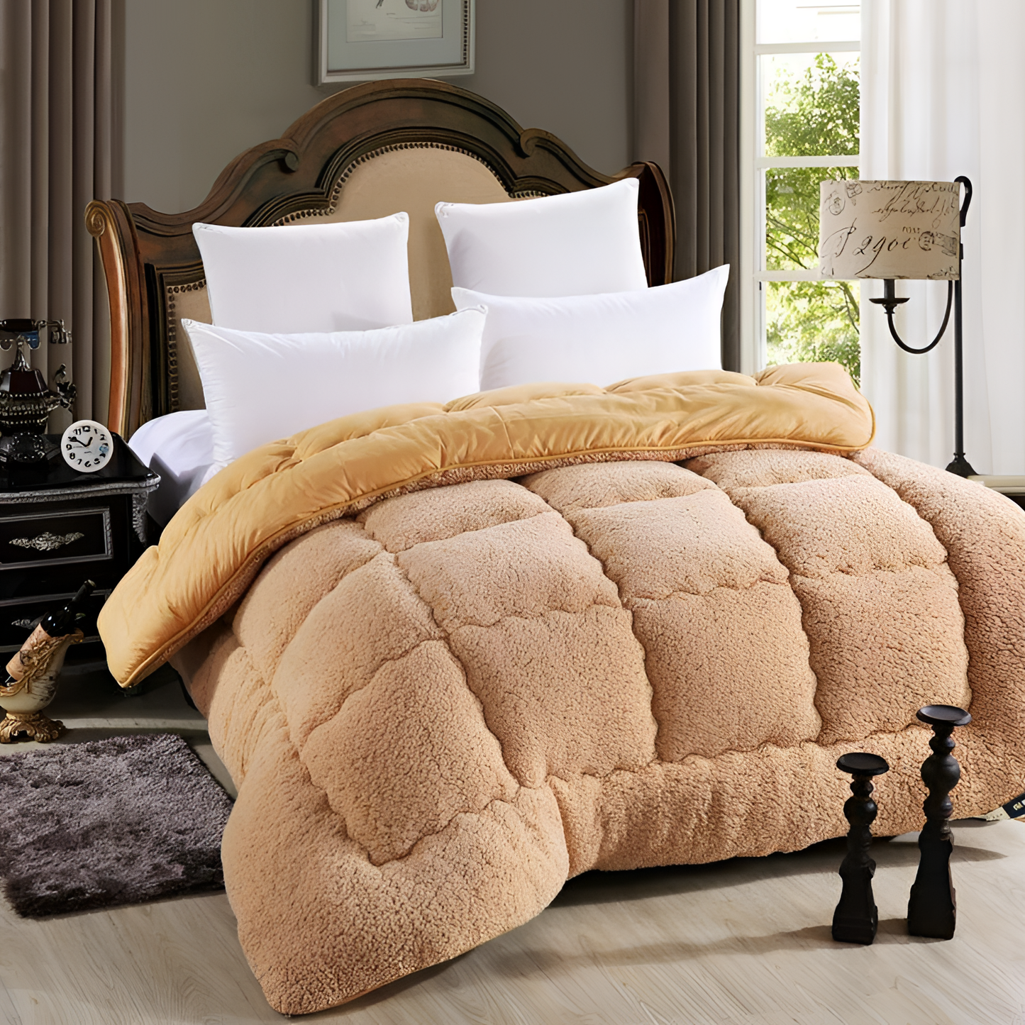 Shearling Winter Shearling Duvet Cover | Bedding | NordicAbode.com