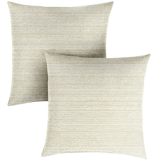 Chic Outdoor Square Pillow Set - Natural | Outdoor Decor | NordicAbode.com