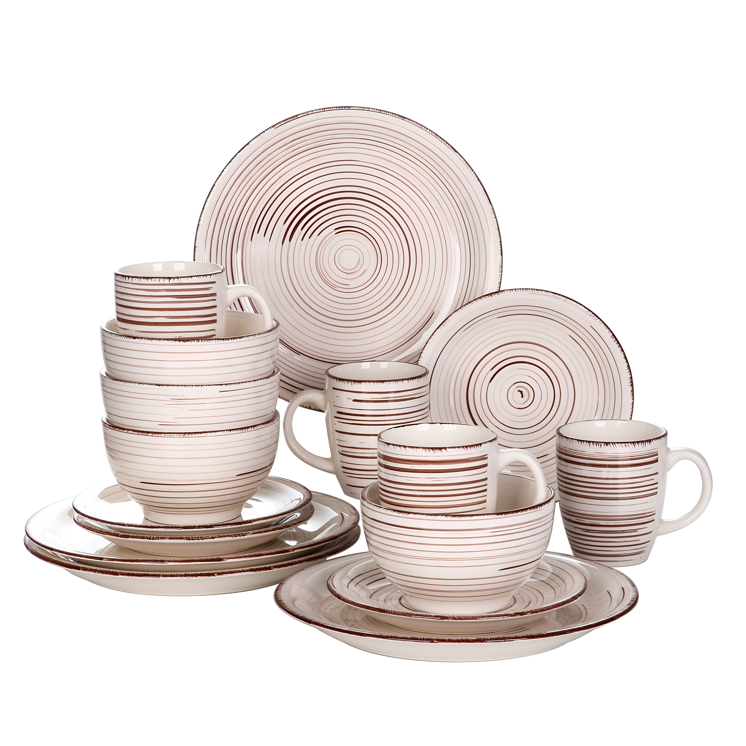 Bella-Bg 16-Piece Porcelain Dinner Set | Dinnerware | NordicAbode.com