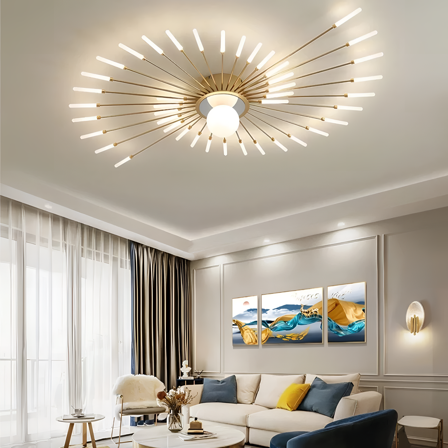 Rina Spiral LED Chandelier | Lighting | NordicAbode.com