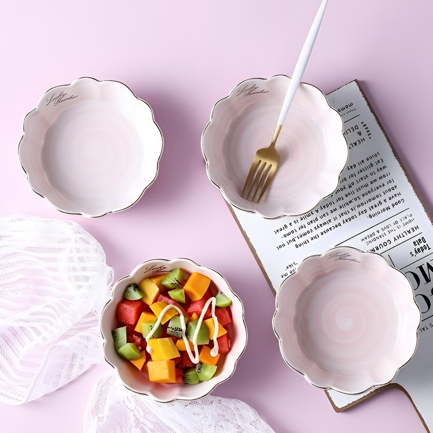 Summer Gradient Ceramic Dinner Bowl | Dinnerware | NordicAbode.com