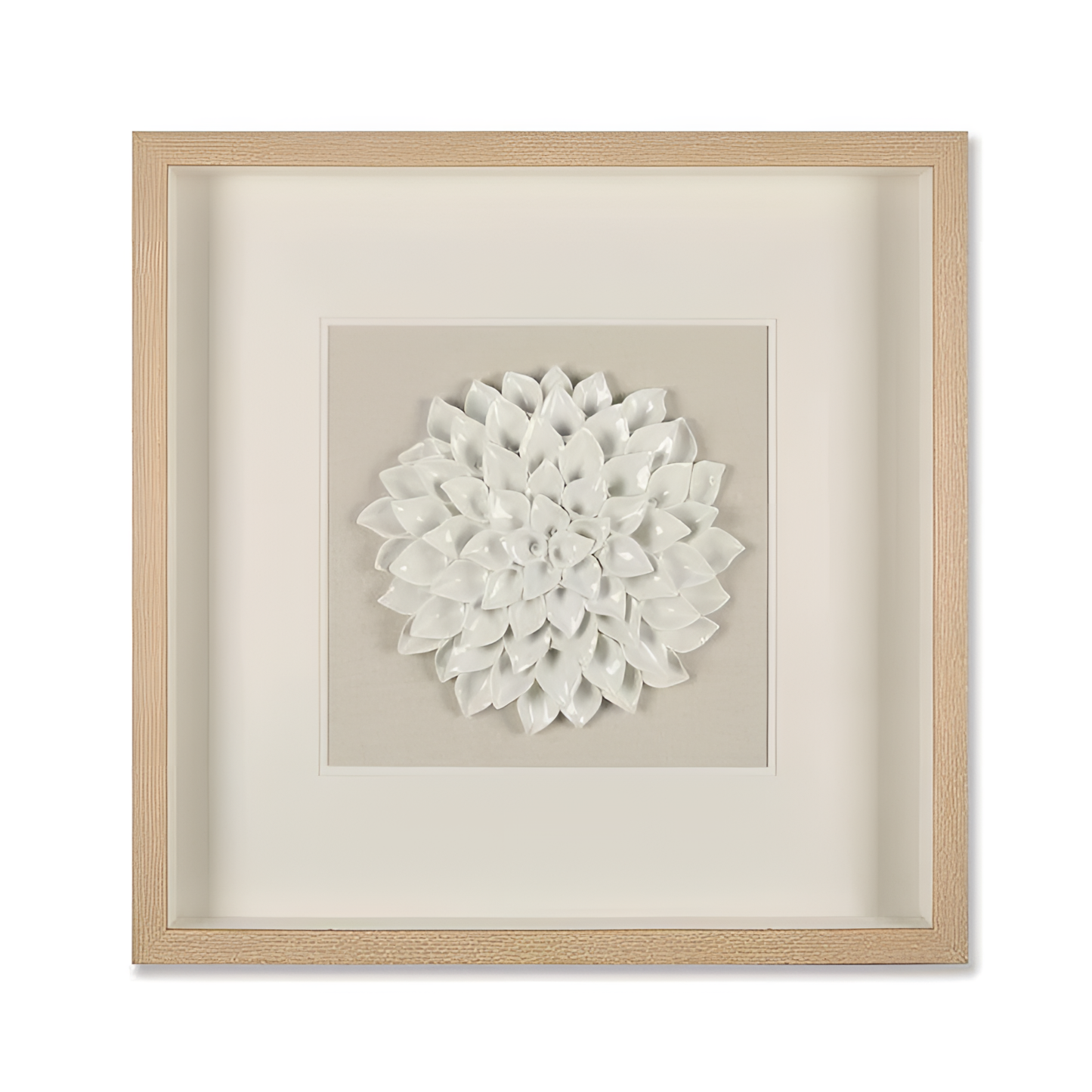 White Elegant White Lotus Wall Decor | Wall Art | NordicAbode.com