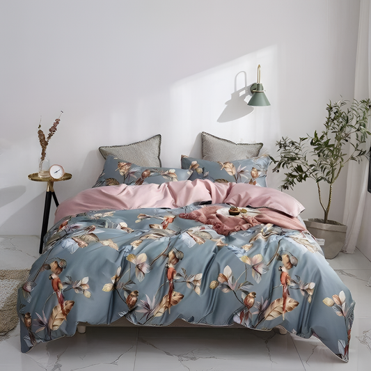 Pink Petals Duvet Set | Bedding | NordicAbode.com