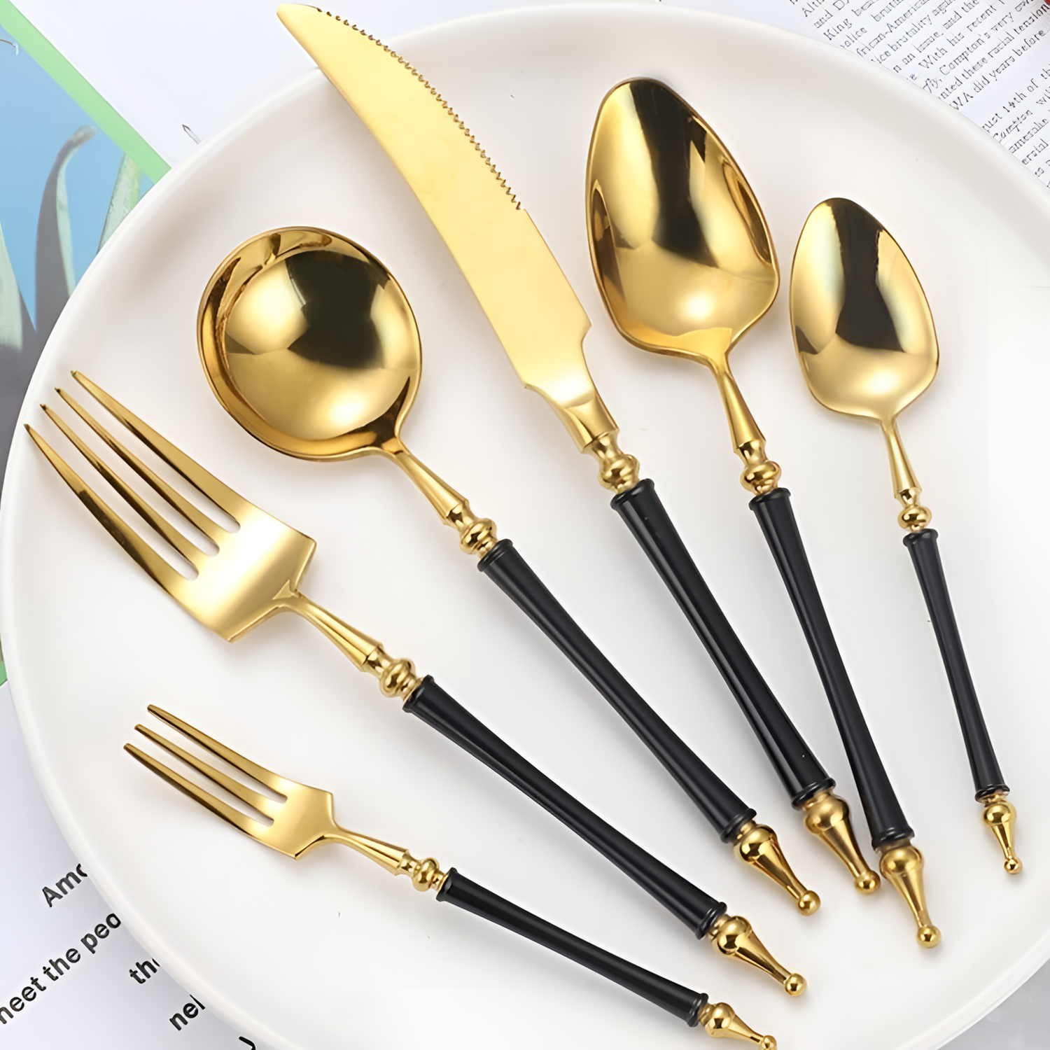 Mavi Elegant Stainless Steel Flatware Set | Dining | NordicAbode.com