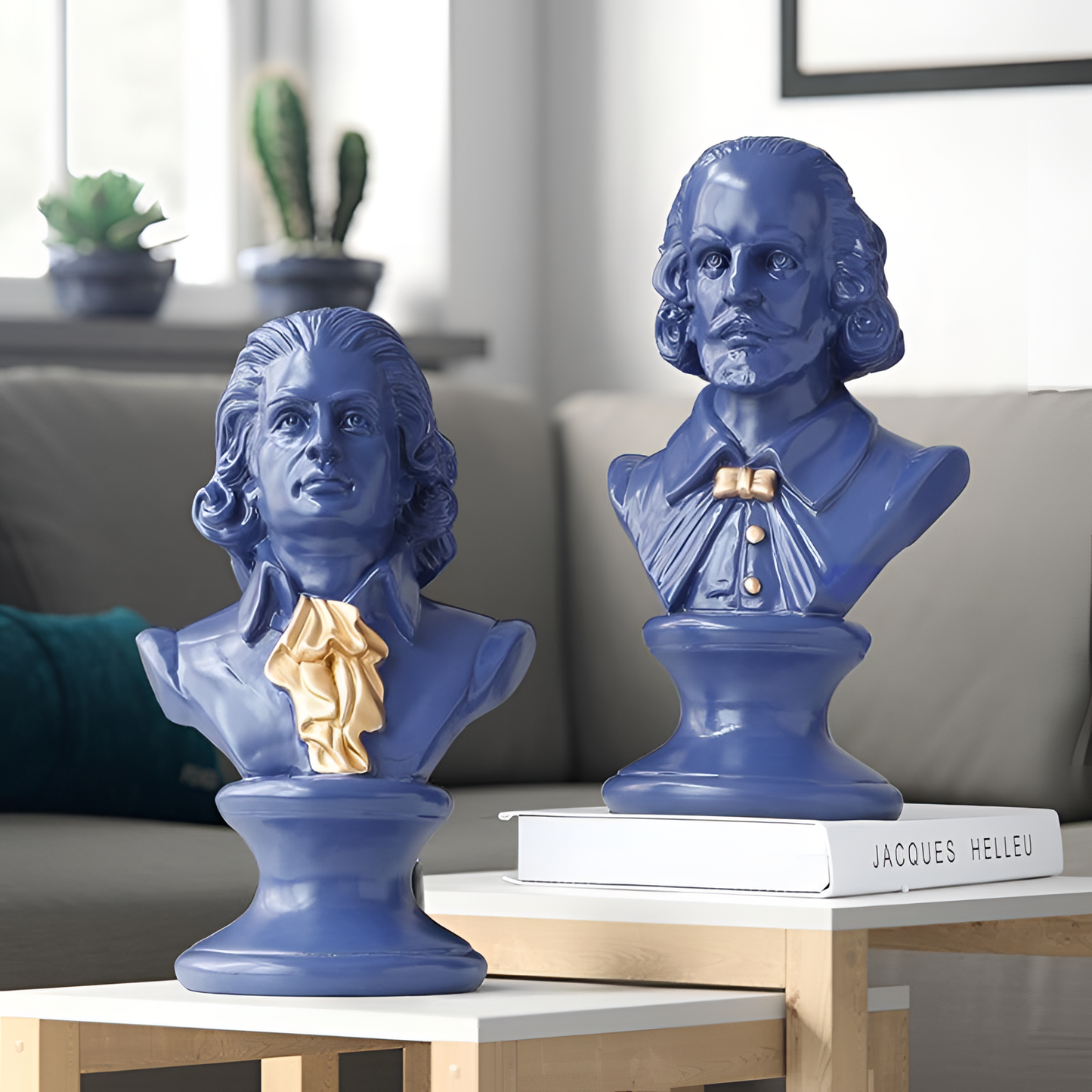 Shakespeare Vibrant Shakespeare & Mozart Statues | Statues | NordicAbode.com