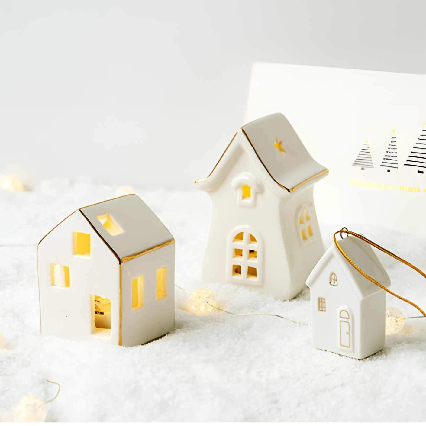 Mini Snow Ornaments (Set of 5 ornaments)