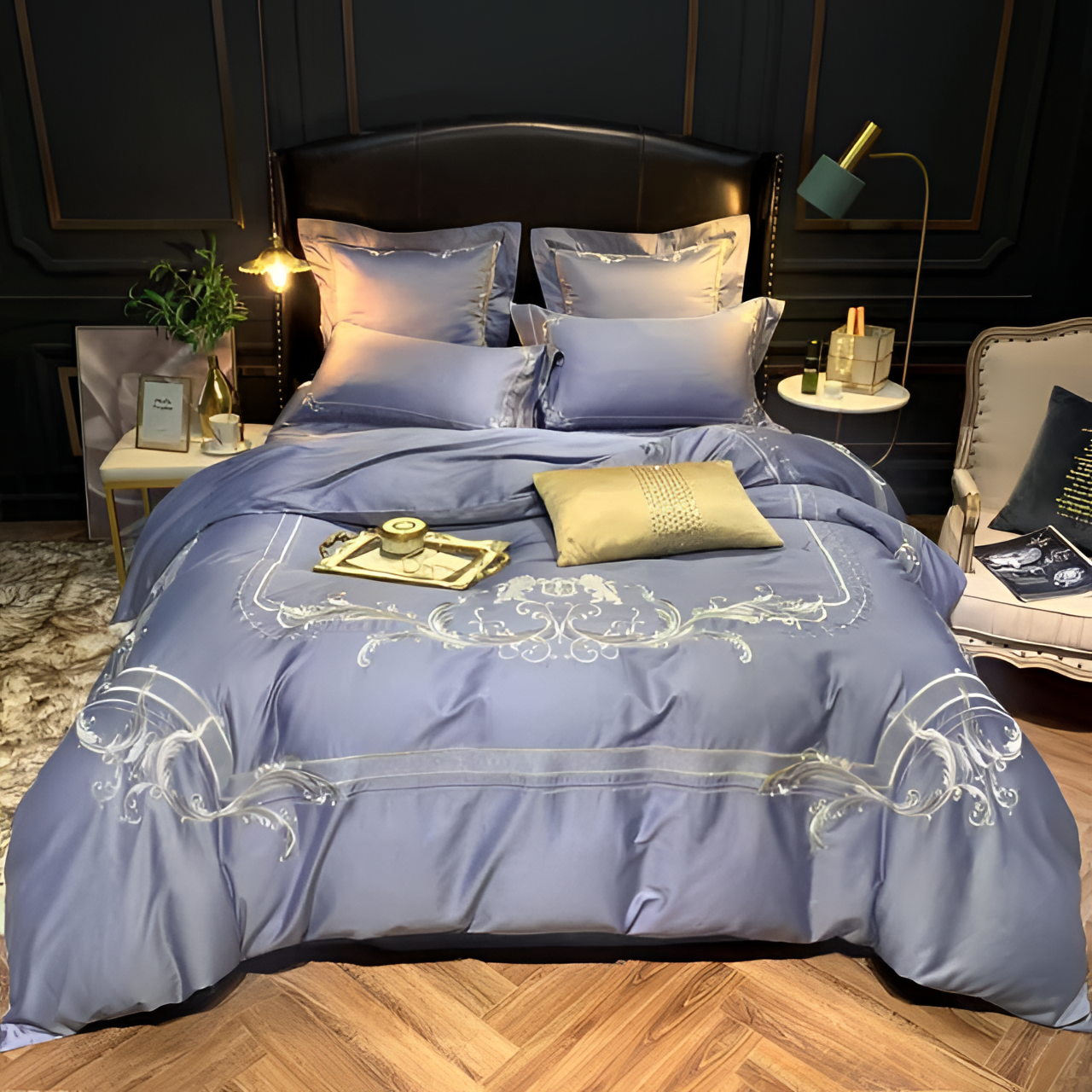 Searle Luxury Egyptian Cotton Duvet Set | Bedding | NordicAbode.com