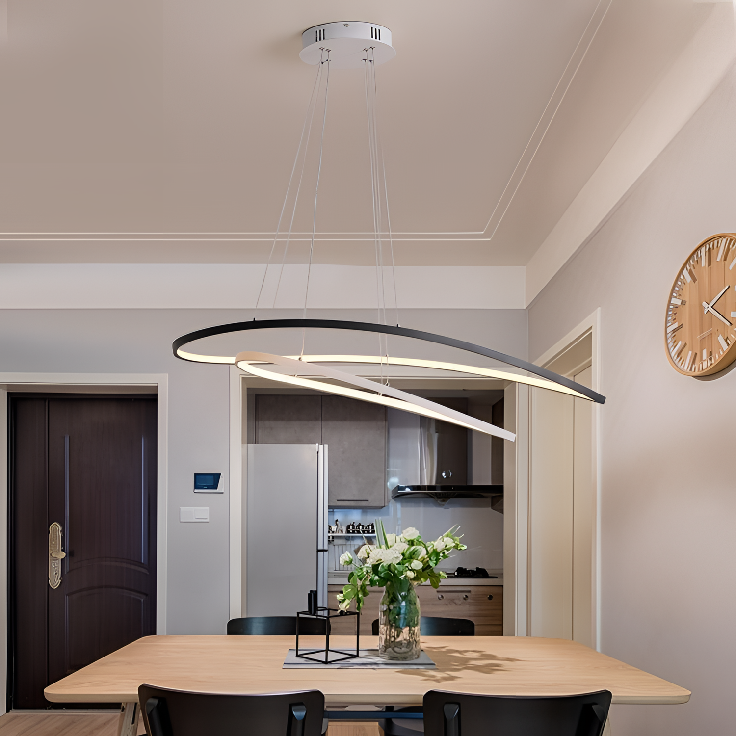 Platter Luxurious Semi-Flush Pendant Light | Lighting | NordicAbode.com