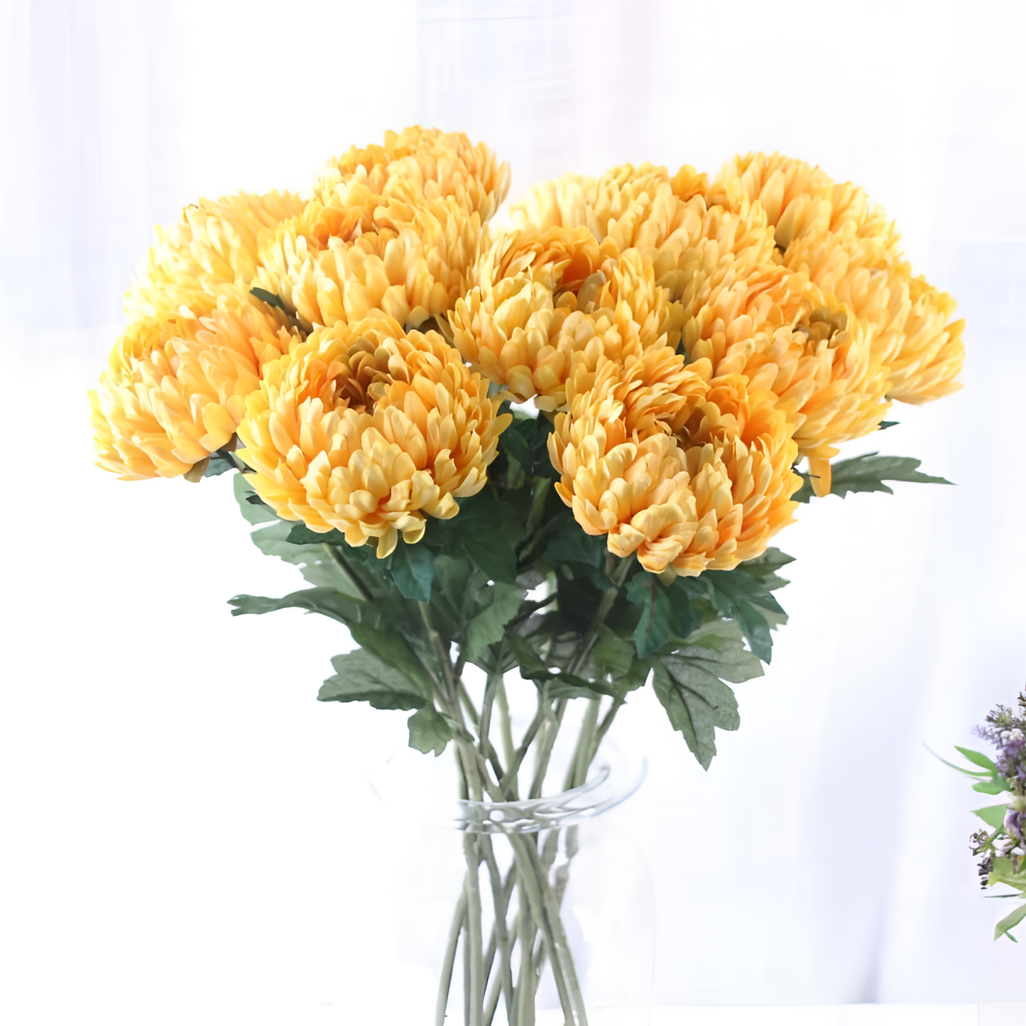 Artificial Realistic Chrysanthemum Bouquet | Florals | NordicAbode.com