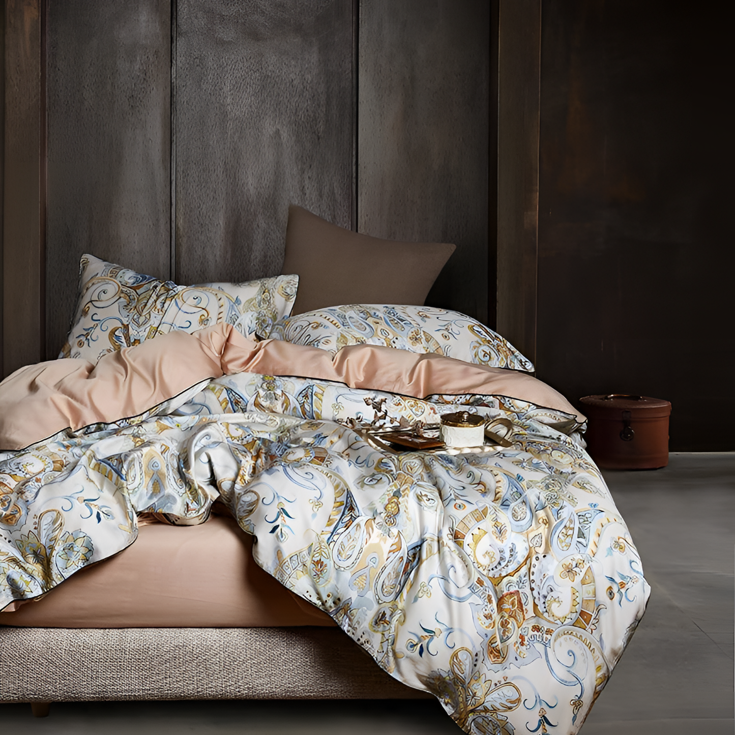 Kensington Luxury Paisley Egyptian Cotton Duvet Set | Bedding | NordicAbode.com