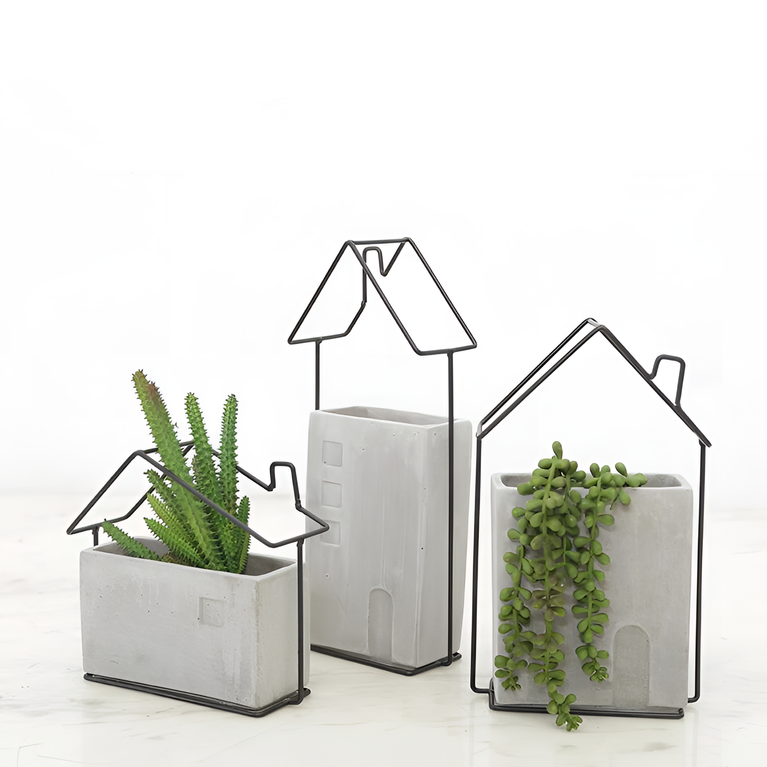 House Modern Cement Vase for Home Decor | Vases | NordicAbode.com