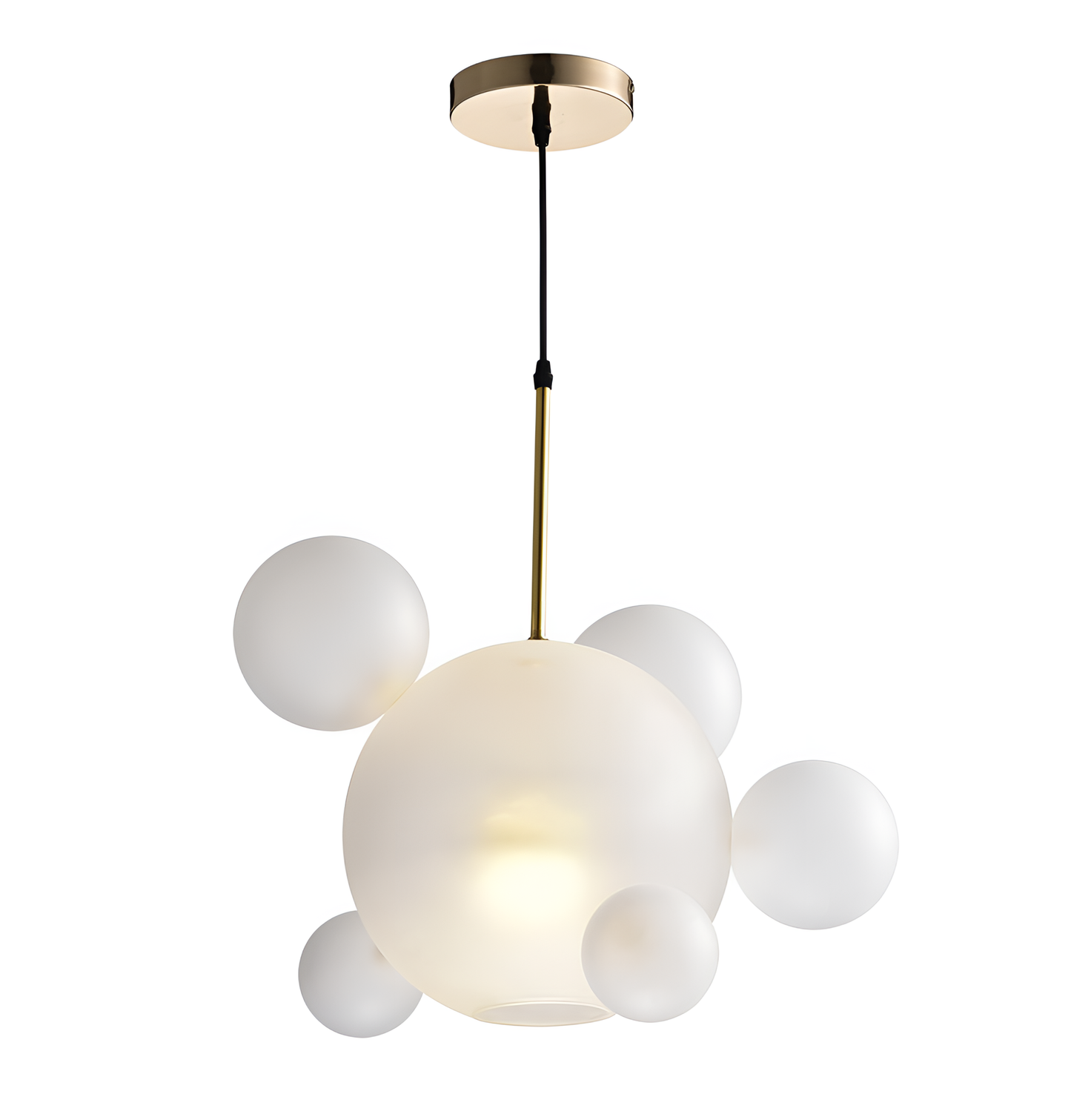 Salome Glass Pendant Lamp - Multi Bulb | Lighting | NordicAbode.com