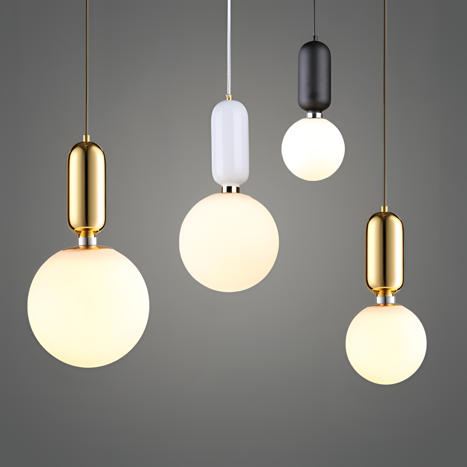 Lui Modern Iron Glass Pendant Light | Lighting | NordicAbode.com