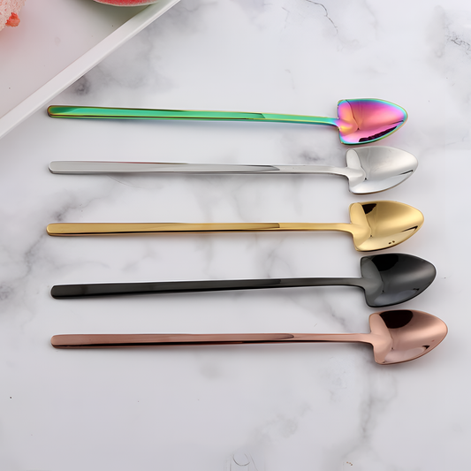 Granada Stainless Steel Coffee Spoon Set | Kitchen Utensils | NordicAbode.com