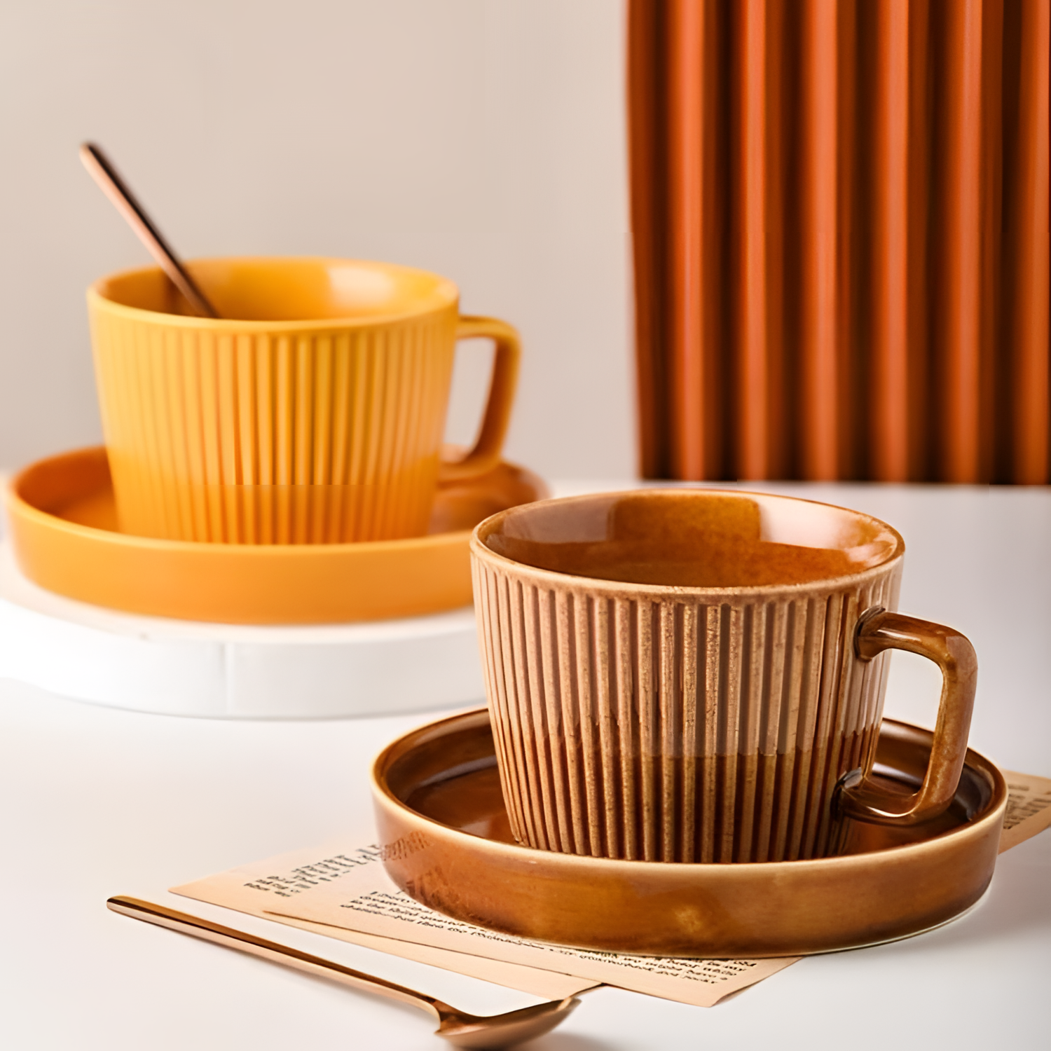 Preto Unique Reactive Glaze Mug Set | Dinnerware | NordicAbode.com