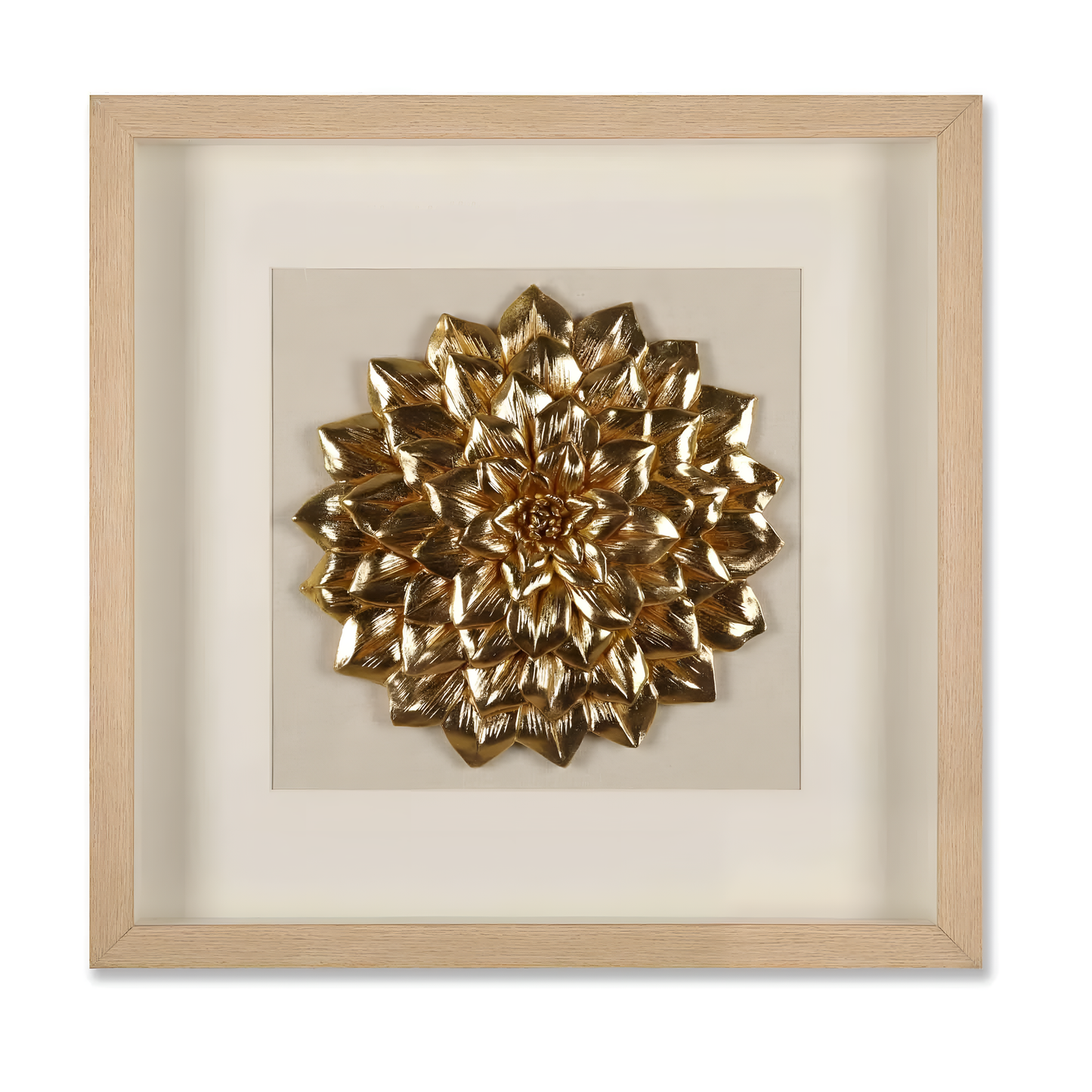 Golden Elegant Golden Lotus Wall Decor | Wall Decor | NordicAbode.com