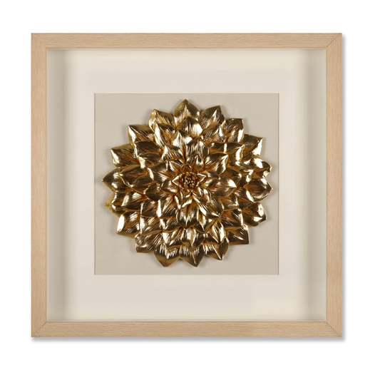 Golden Elegant Golden Lotus Wall Decor | Wall Decor | NordicAbode.com