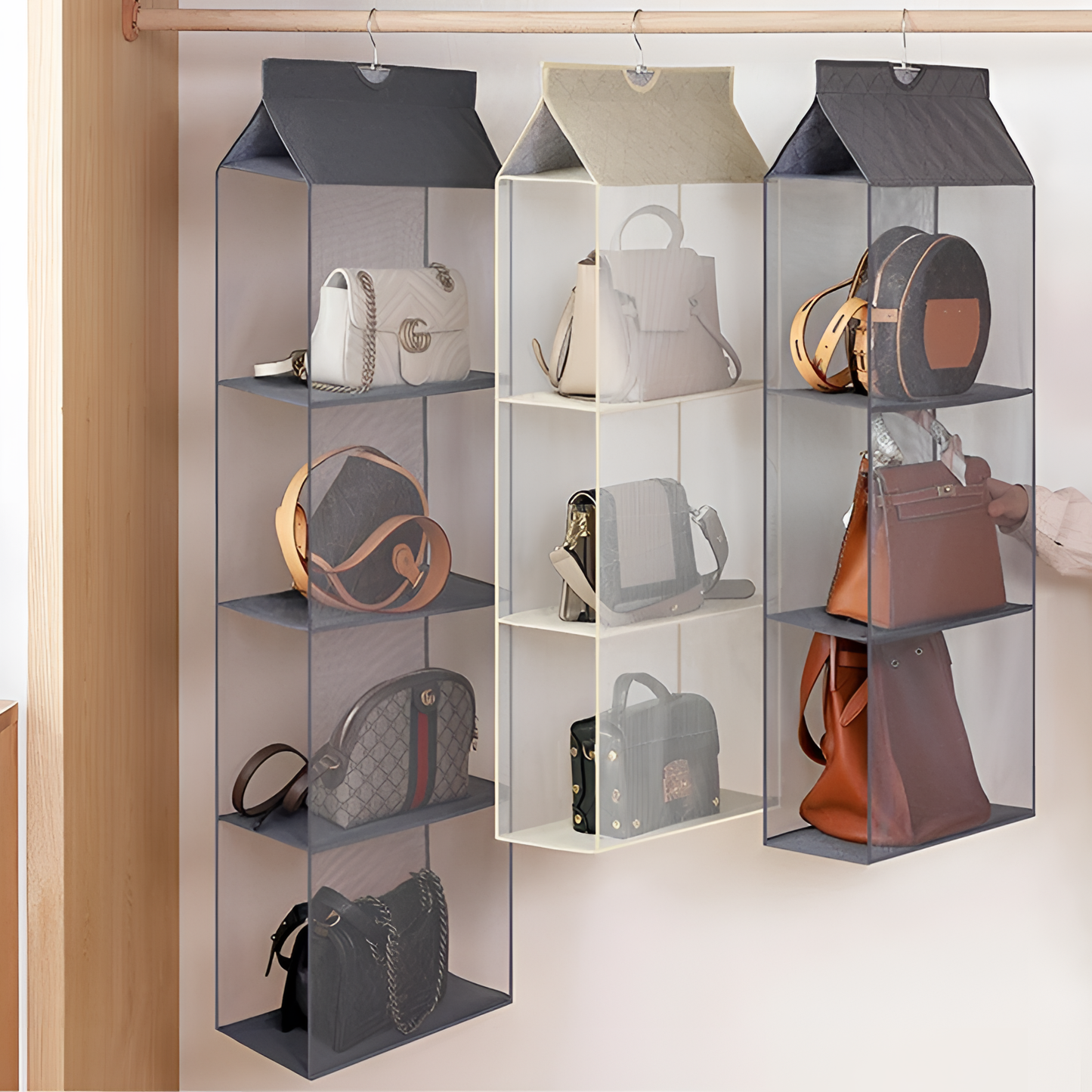 Luxerackâ¢ Elegant Handbag Organizer Stand | Storage | NordicAbode.com