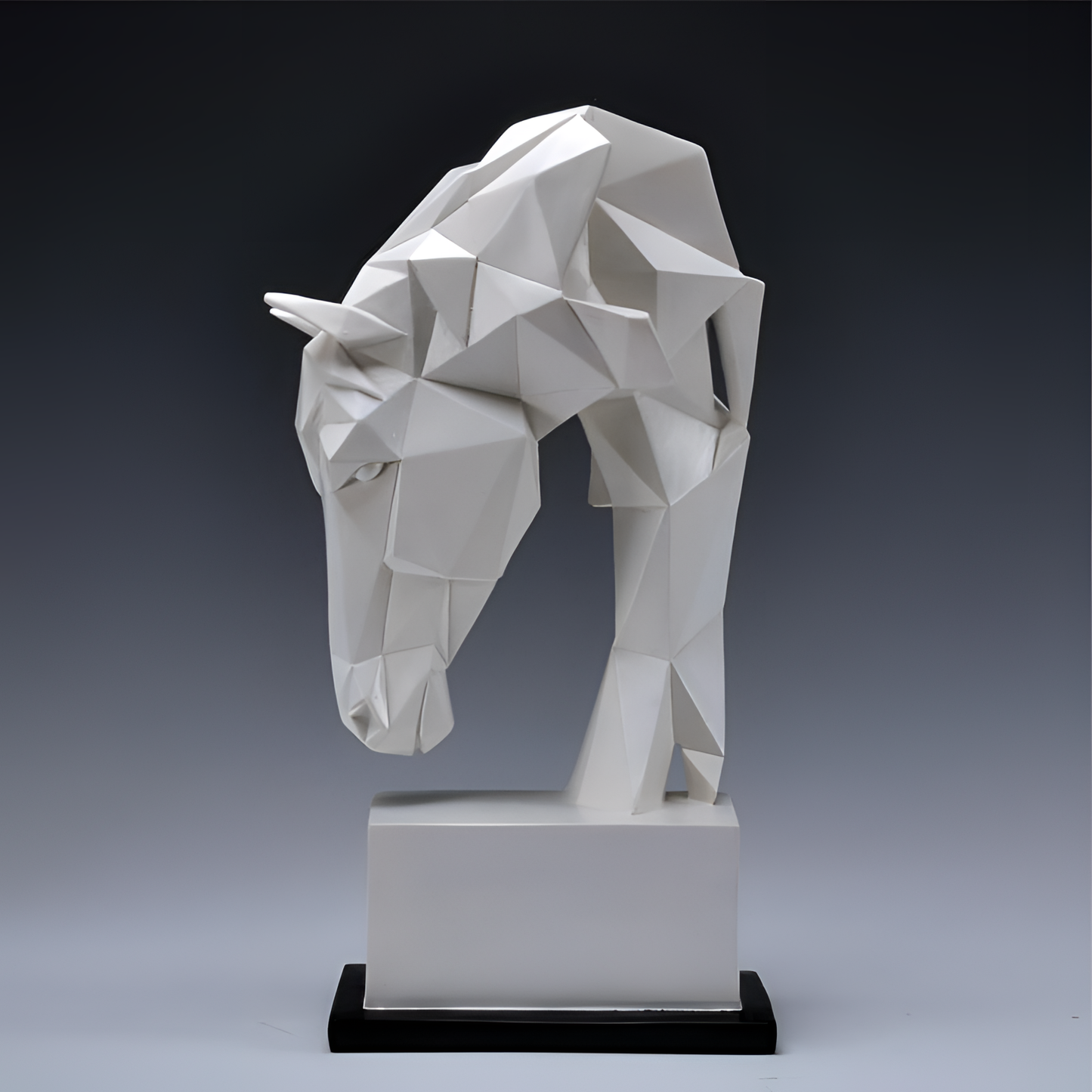 Geometric Horse Head Decor | Sculptures | NordicAbode.com